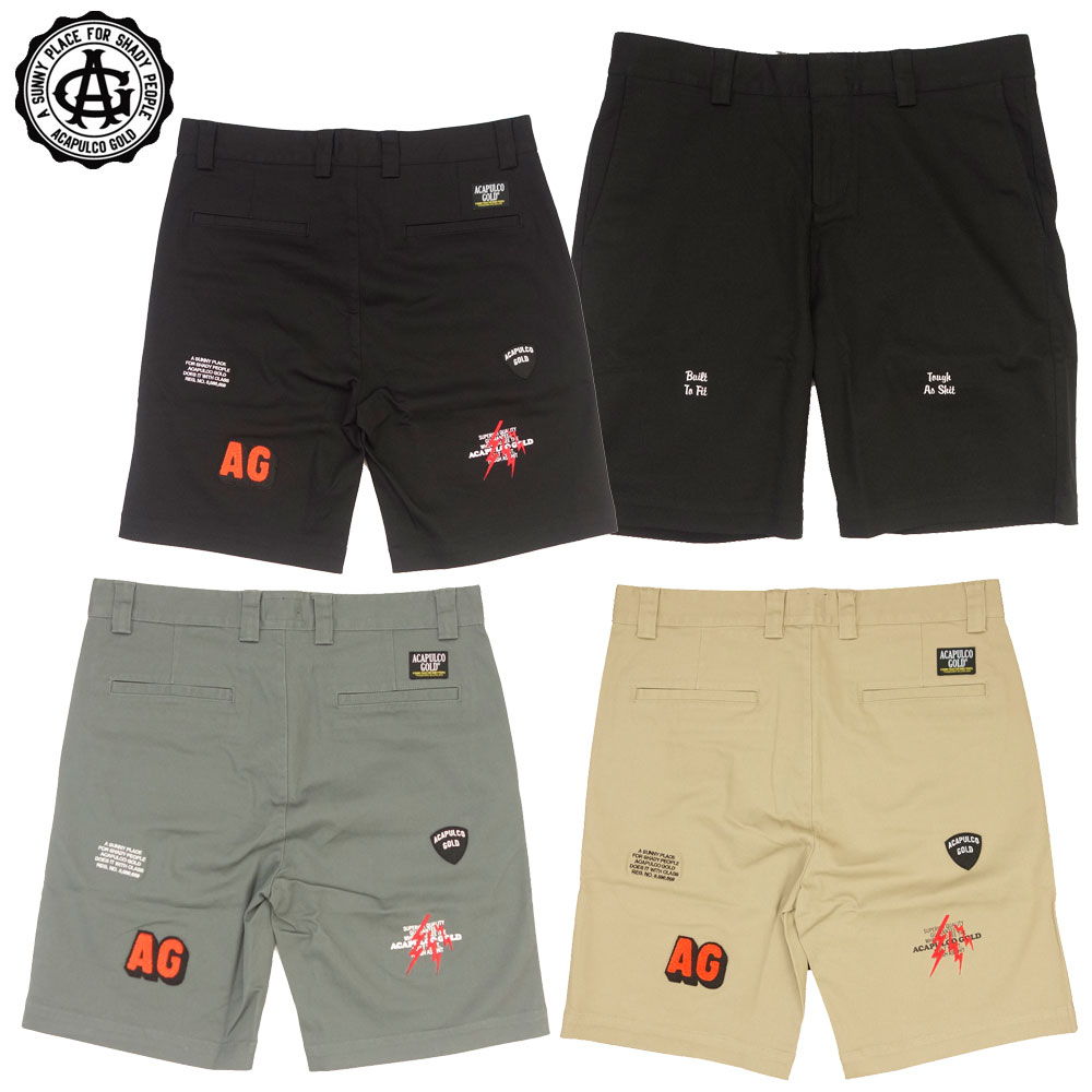 【Acapulco Gold/アカプルコゴールド】ハーフパンツ ツイル ワークショートパンツ/TWILL WORK SHORTS/..