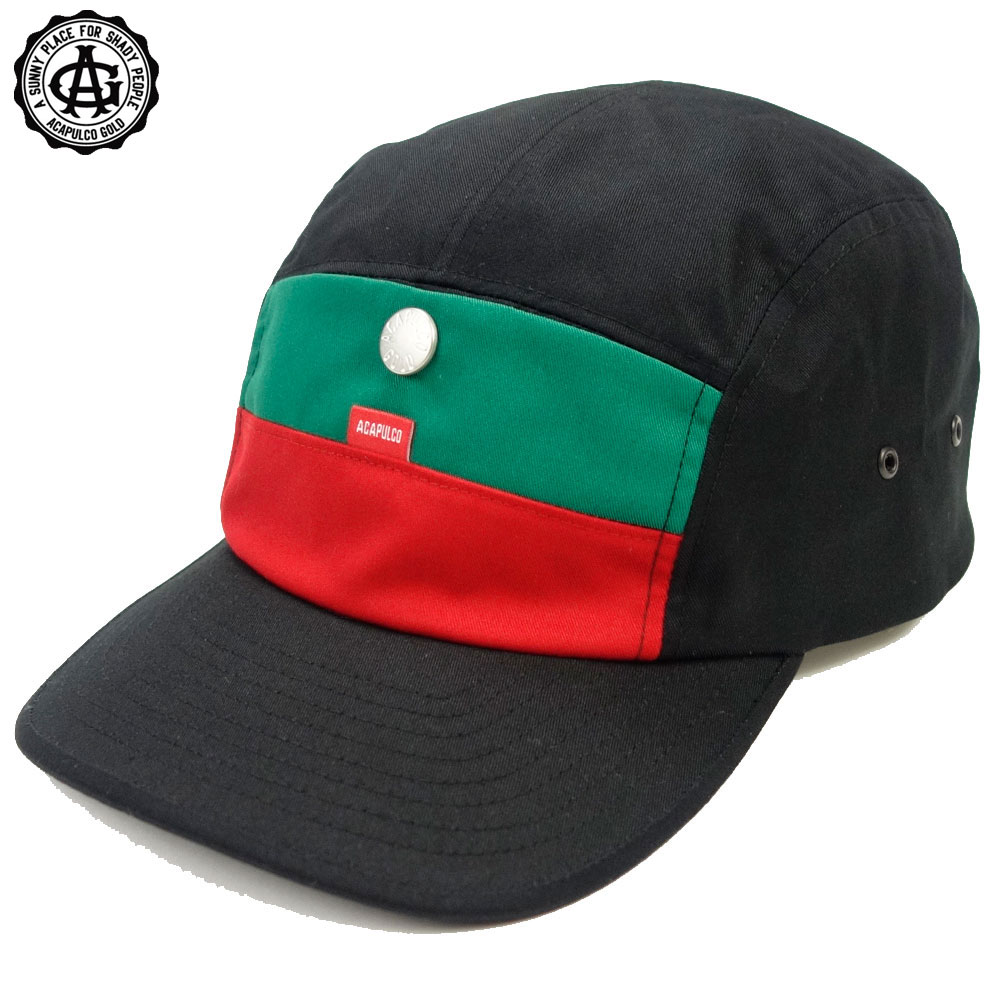 【SALE】【Acapulco Gold/アカプルコゴールド】ジェットキャップ/SNAP BUTTON POCKET CAMP CAP|帽子 ストリート スケーター メンズ レディース ファッション