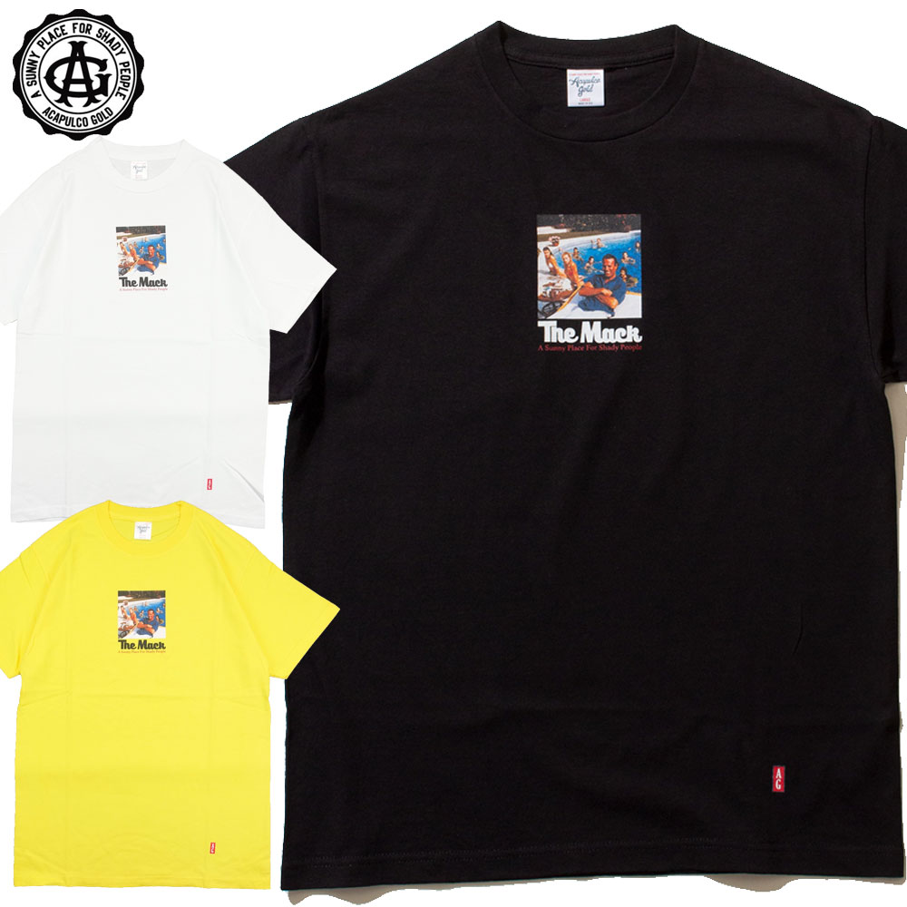 【Acapulco Gold/アカプルコゴールド】 Tシャツ 半袖/THE MACK TEE｜ストリート スケーター メンズ レ..