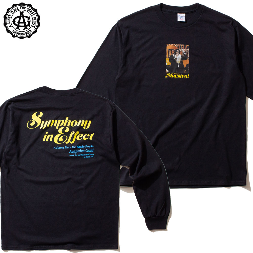 【SALE】【Acapulco Gold/アカプルコゴールド】長袖 Tシャツ ロンT ロングスリーブ/MAESTRO LS TEE AG FW23-01｜ストリート スケーター メンズ ファッション