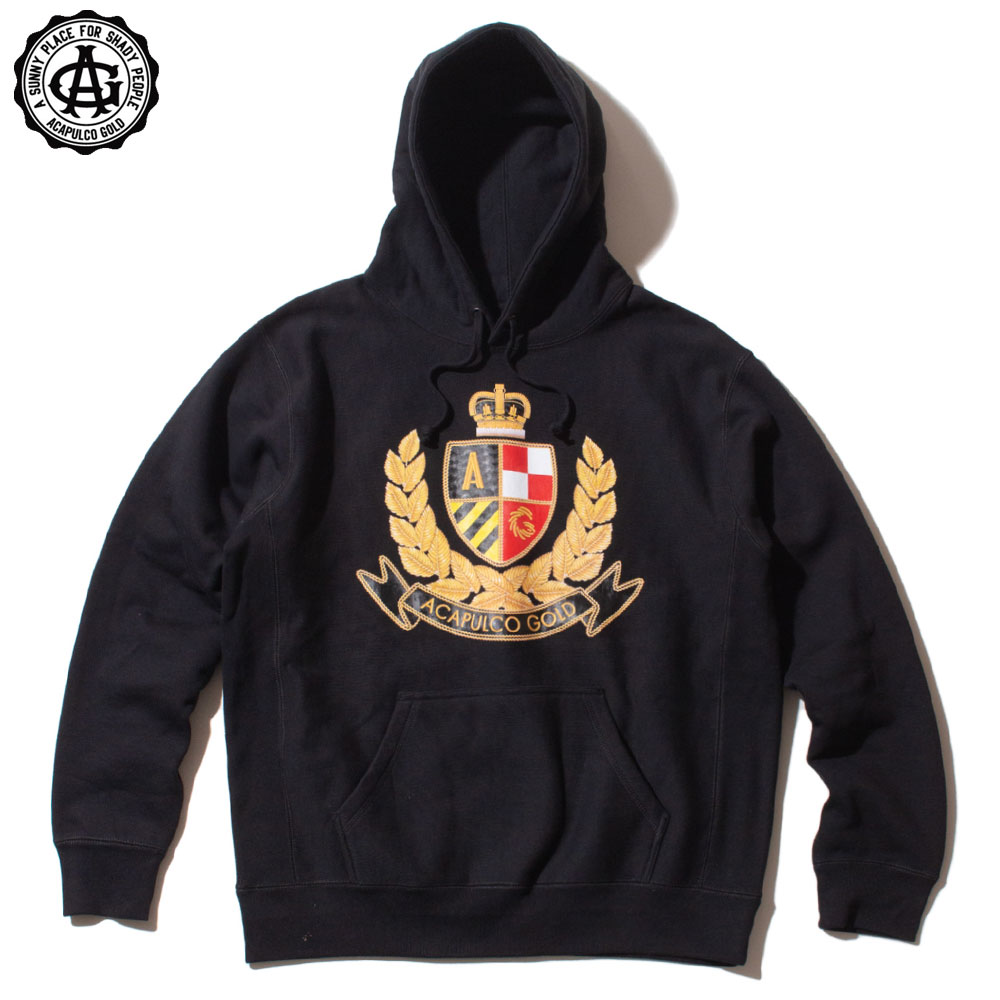 ��Acapulco Gold/�����ץ륳������ɡۥץ륪���С��ѡ�����/CREST PULLOVER HOODED SWEATSHIRT AG FW25-09��...