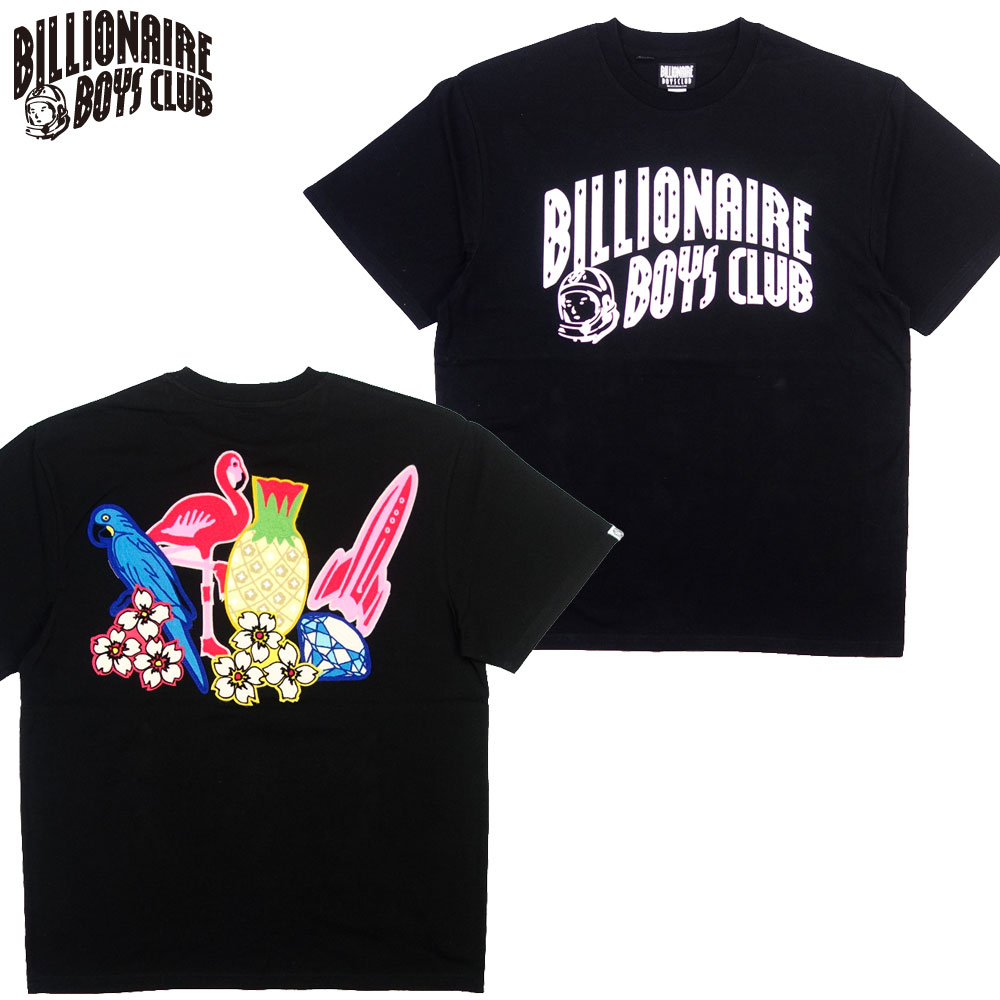 【BILLIONAIRE BOYS CLUB / ビリオネアボーイズクラブ】Tシャツ 半袖 アーチロゴ/BB ARCH T-SHIRT 841-3307|BBC 刺繍 ワッペン ファレルウィリアムス 定番ロゴ ストリート スケーター メンズ レディース ファッション