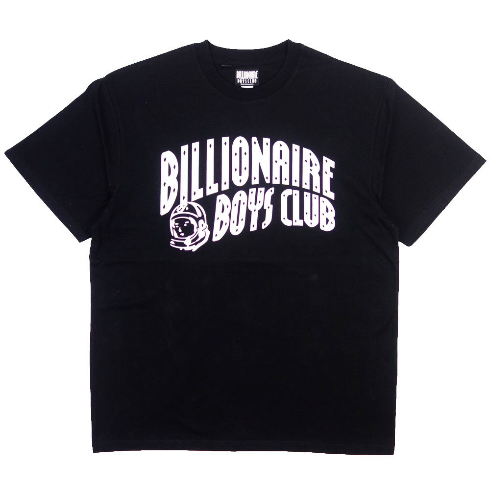 【BILLIONAIRE BOYS CLUB / ビリオネアボーイズクラブ】Tシャツ 半袖 アーチロゴ/BB ARCH T-SHIRT 841-3307｜BBC 刺繍 ワッペン ファレルウィリアムス 定番ロゴ ストリート スケーター メンズ レディース ファッション