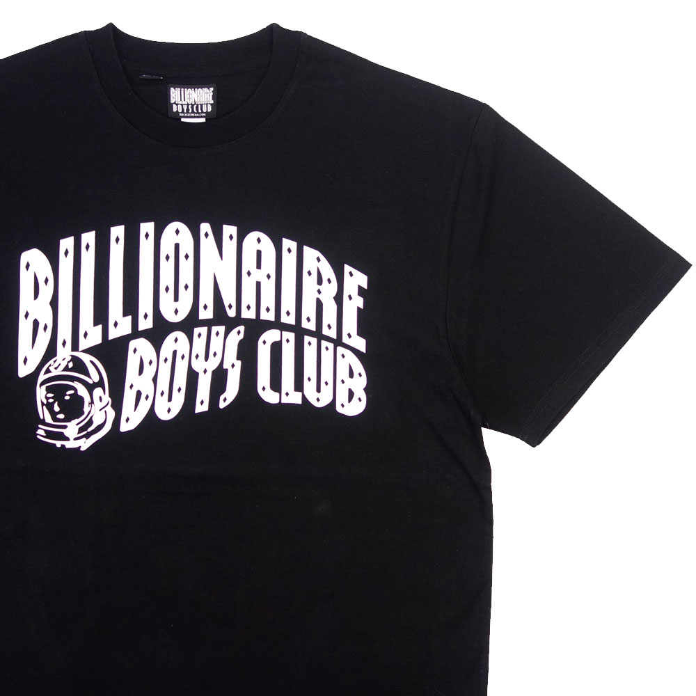 【BILLIONAIRE BOYS CLUB / ビリオネアボーイズクラブ】Tシャツ 半袖 アーチロゴ/BB ARCH T-SHIRT 841-3307｜BBC 刺繍 ワッペン ファレルウィリアムス 定番ロゴ ストリート スケーター メンズ レディース ファッション