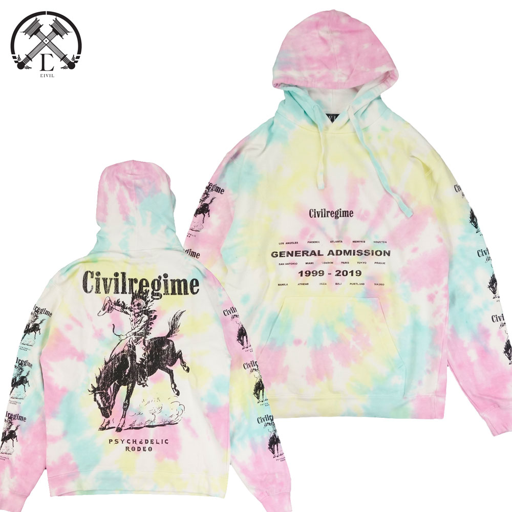 プルオーバーパーカー タイダイ/PSYCHEDELIC RODEO HOODIE