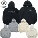 【ELECTRIC /エレクトリック】プルオーバーパーカー/UNDER VOLT HOODIE E23U04｜パーカー フード フーディー ストリート スケーター メンズ レディース ファッション