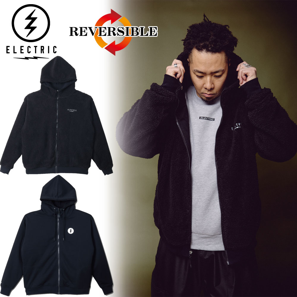 ��ELECTRIC /���쥯�ȥ�å��ۥ�С����֥� ���åץ��åץѡ����� �ա��ǥ���/ELECTRIC ICON LOGO REVERSIBLE FULL ZI...