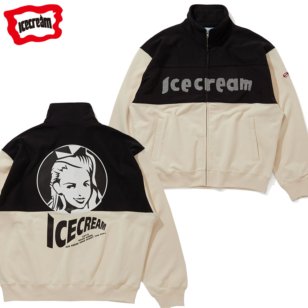 ICECREAM/꡼ۥåץաɥå/SWITCHINGZIPUPCOTTONSWEATSHIRTICEJP241K004åȥ꡼ȥ󥺥եå