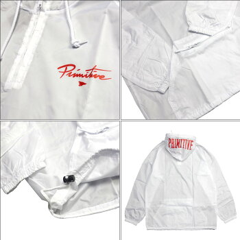 【Primitive/プリミティブ】アノラックパーカーナイロンフードジャケット/NUEVOCOLLEGIATEANORAK