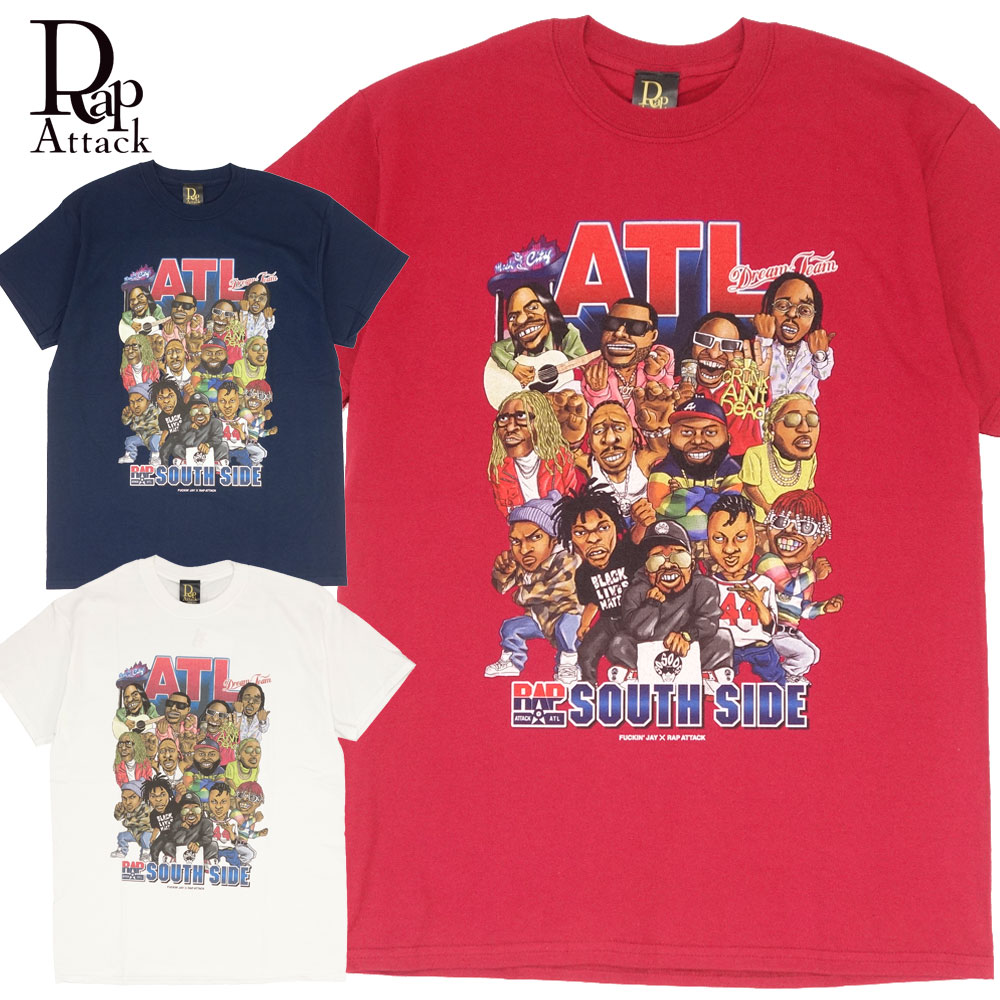  Tシャツ 半袖 アトランタ/Fuckin Jay × Rap Attack ATL Tee RASP21-ST006
