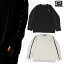 【reversal/リバーサル】ロゴテープ クルーネックスウェット/URBAN SWEAT LOGO TAPE CREW NECK rv21aw204/rvddw サイドテープ クルースウェット トレーナー ストリート ファッション(4)