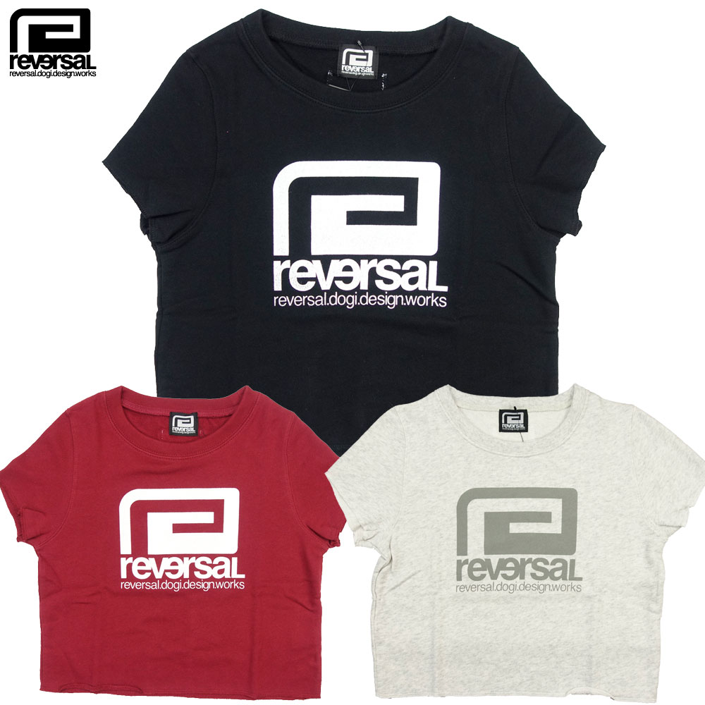 【reversal/リバーサル】レディース カットオフ スウェット/BIG MARK CUT-OFF SWEAT rv22ss805|リラックス ビッグシルエット スポーツ ジム フィットネス 格闘技