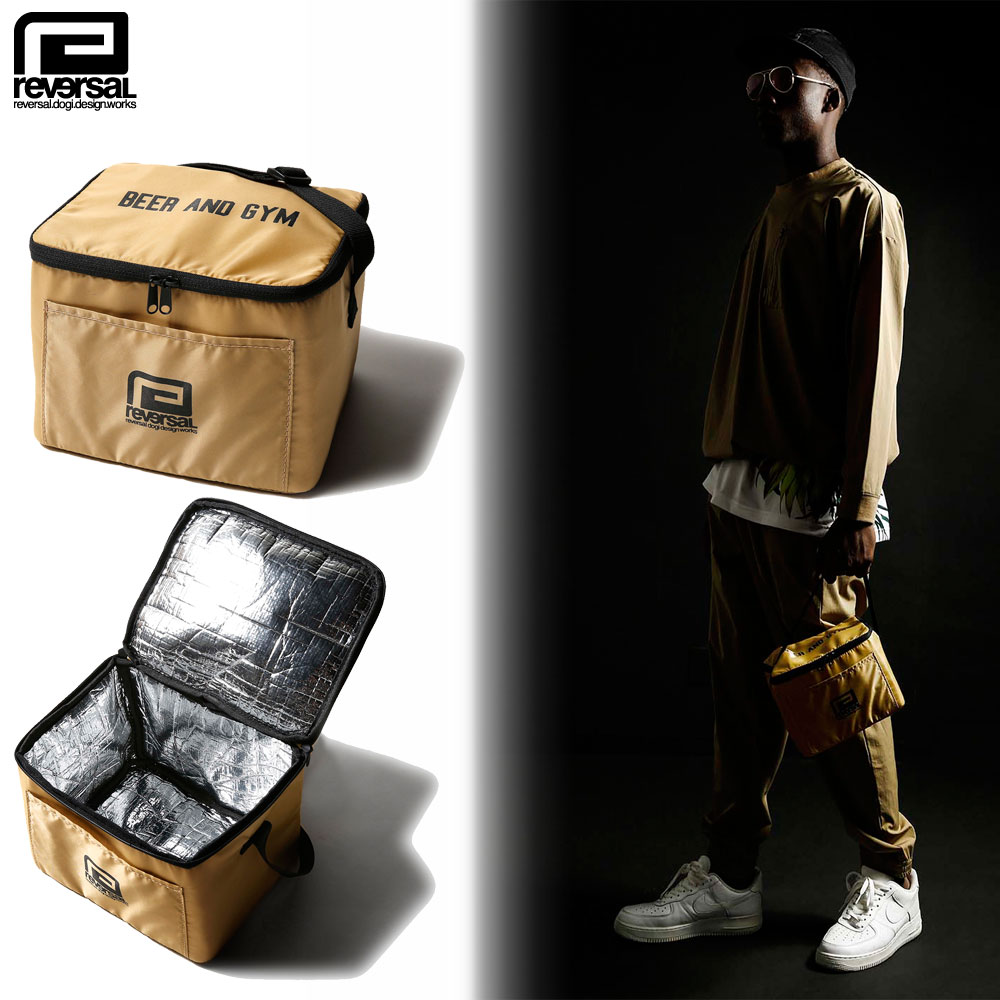 【reversal/リバーサル】ソフトクーラーボックス バッグ ミニ/BEER AND GYM MINI COOLERBAG rv23ss705｜アウトドア キャンプ 釣り クーラーバッグ 保冷バッグ