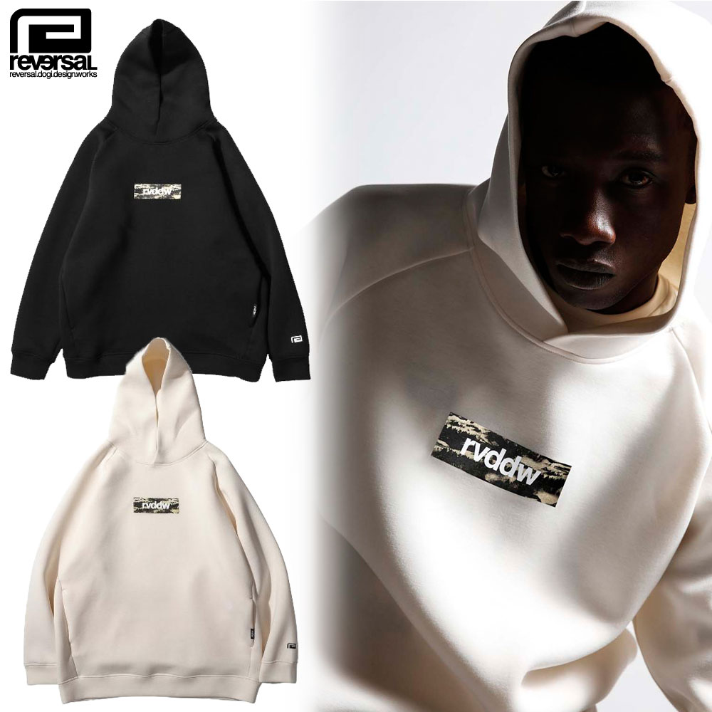 【reversal/リバーサル】プルオーバーパーカー/CONTROL rvddw BOX LOGO DRY TECH HOODIE rv22aw202｜ストリート スケーター メンズファッション