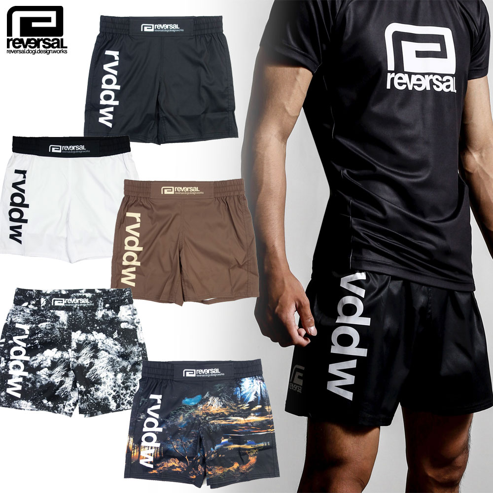 【reversal/リバーサル】ファイトショーツ ファイトパンツ ハーフパンツ/rvddw FIGHT SHORTS rvbs056 Regular Item｜格闘技 ジム フィットネス トレーニング ボードショーツ