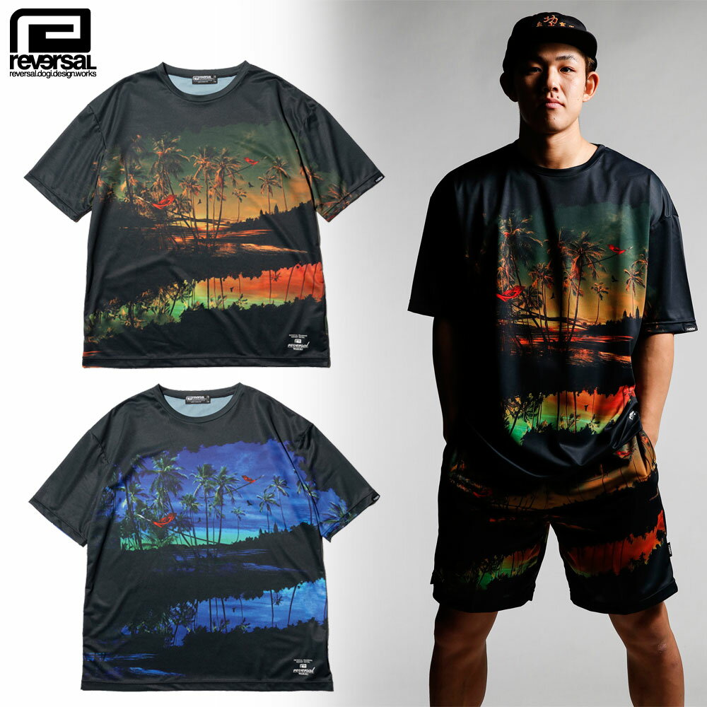 【reversal/リバーサル】ドライ Tシャツ 半袖 ビッグシルエット オーバーサイズ/RESORT OVER SIZE DRY TEE rv24ss059｜ストリート スケーター スポーツ アクティブ 格闘技