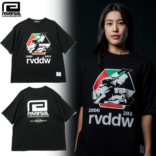 【reversal/リバーサル】Tシャツ 半袖 ビッグシルエット/ABU DHABI OVER SIZE COTTON TEE rv25ss006|オーバーサイズコットン ストリート スケーター スポーツ 格闘技