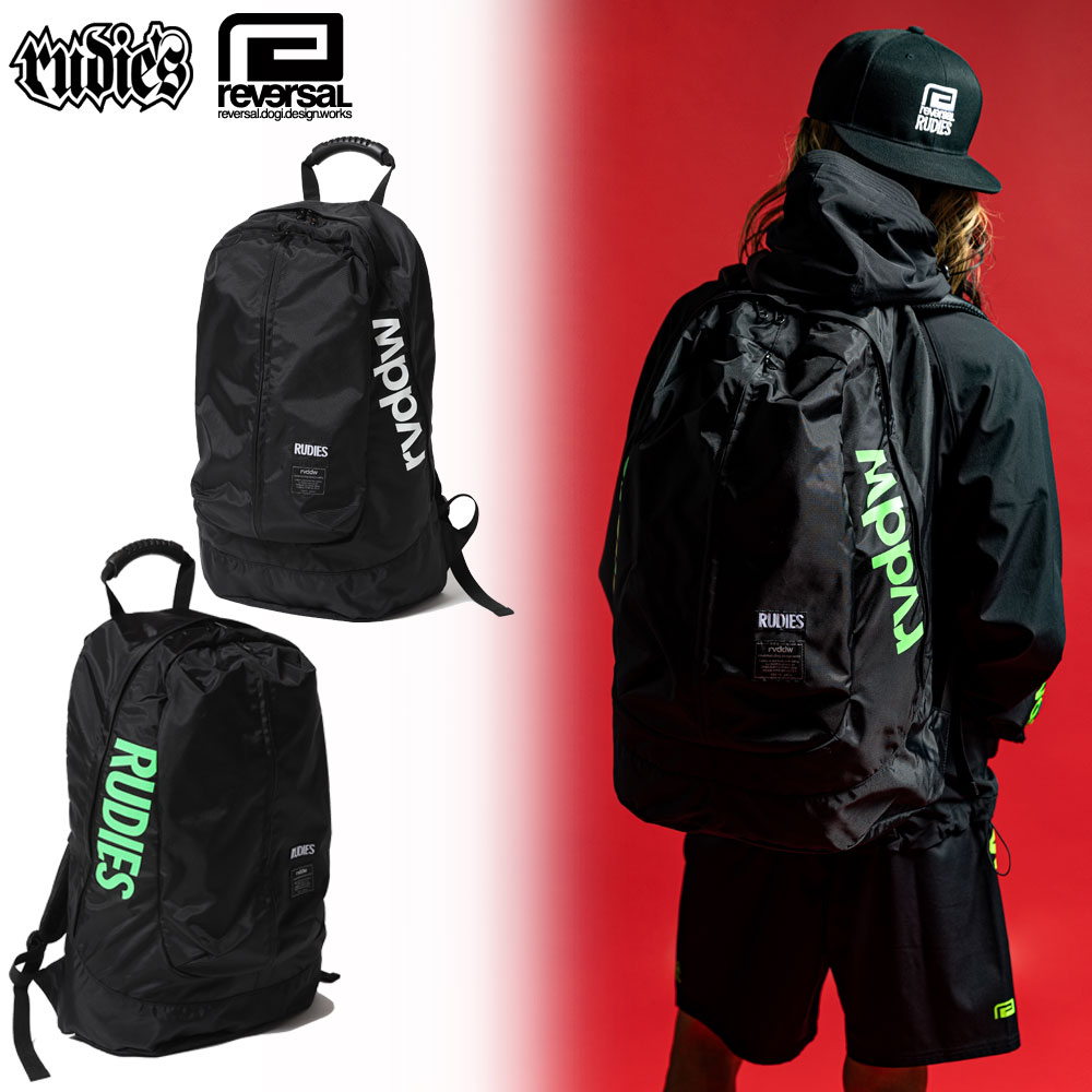 【reversal/リバーサル】 ルーディーズ コラボ バックパック/RUDIE’S x rvddw 2025 NEW GIANT BAG rvrud702｜コラボレーション ジャイアントバッグ リュック ストリート スケーター メンズレディース ファッション