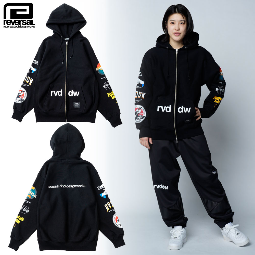 【reversal/リバーサル】ジップアップパーカー フーディー/25 ALL STAR ZIP HOODIE rv25aw204｜ジップフーディー ストリート 格闘技 MMA トレーニング 那須川龍心