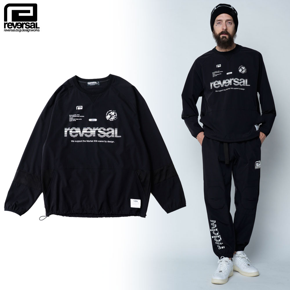 【reversal/リバーサル】長袖 Tシャツ フットボールシャツ/rvddw 4WAY DRY LONG TEE rv25aw102｜吸汗速乾スポーティ ストリート 格闘技 MMA トレーニング 那須川龍心