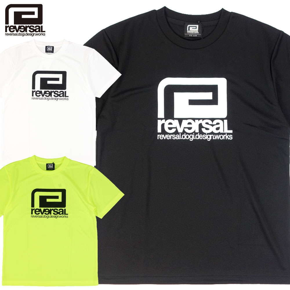 【REVERSAL/リバーサル】 ドライメッシュ Tシャツ ビッグマークロゴ 半袖/BIG MARK DRY MESH TEE rvbs052