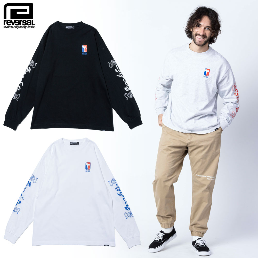 Rakuten - 【reversal/リバーサル】Tシャツ 長袖 コットン ロンT ロングスリーブ/THAI COTTON LONG SLEEVE rv26ss101｜ストリート系 スケーター メンズ ファッション スポーティ 格闘技