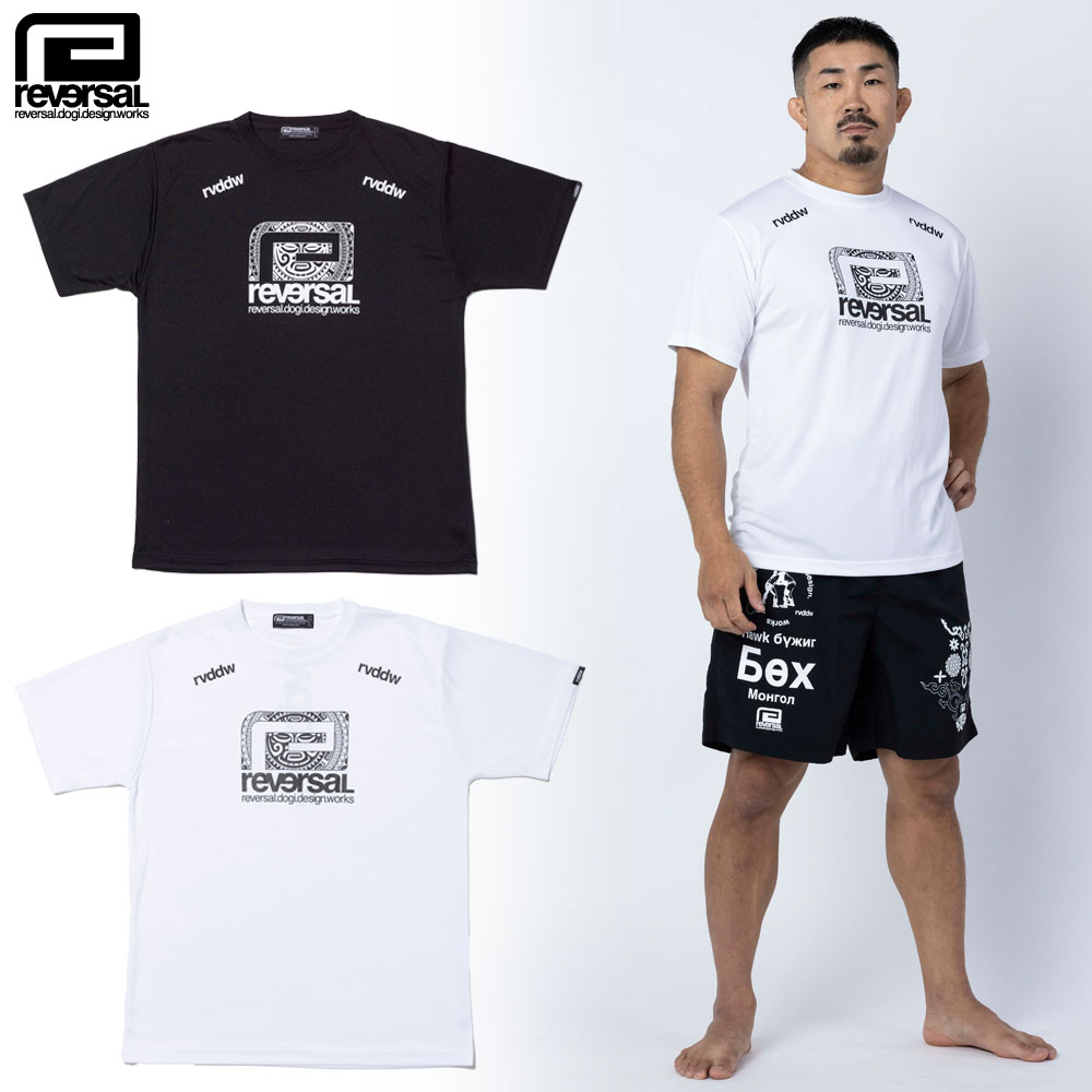 Rakuten - 【reversal/リバーサル】 Tシャツ 半袖 ドライメッシュ/MAORI BIGMARK DRY TEE rv26ss051｜トレーニング ジム フィットネス 格闘技