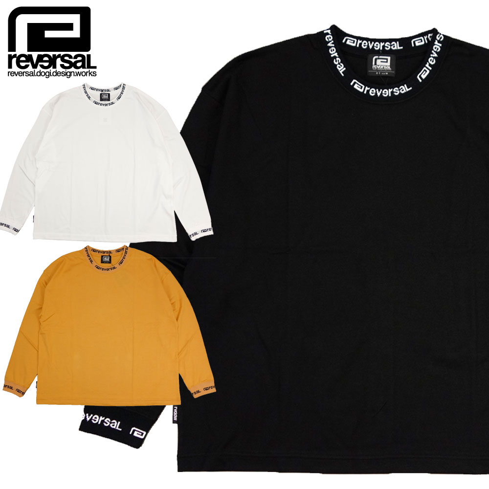 Rakuten - 【reversal/リバーサル】リブロゴ 長袖 Tシャツ/LOGO RIB LONG SLEEVE