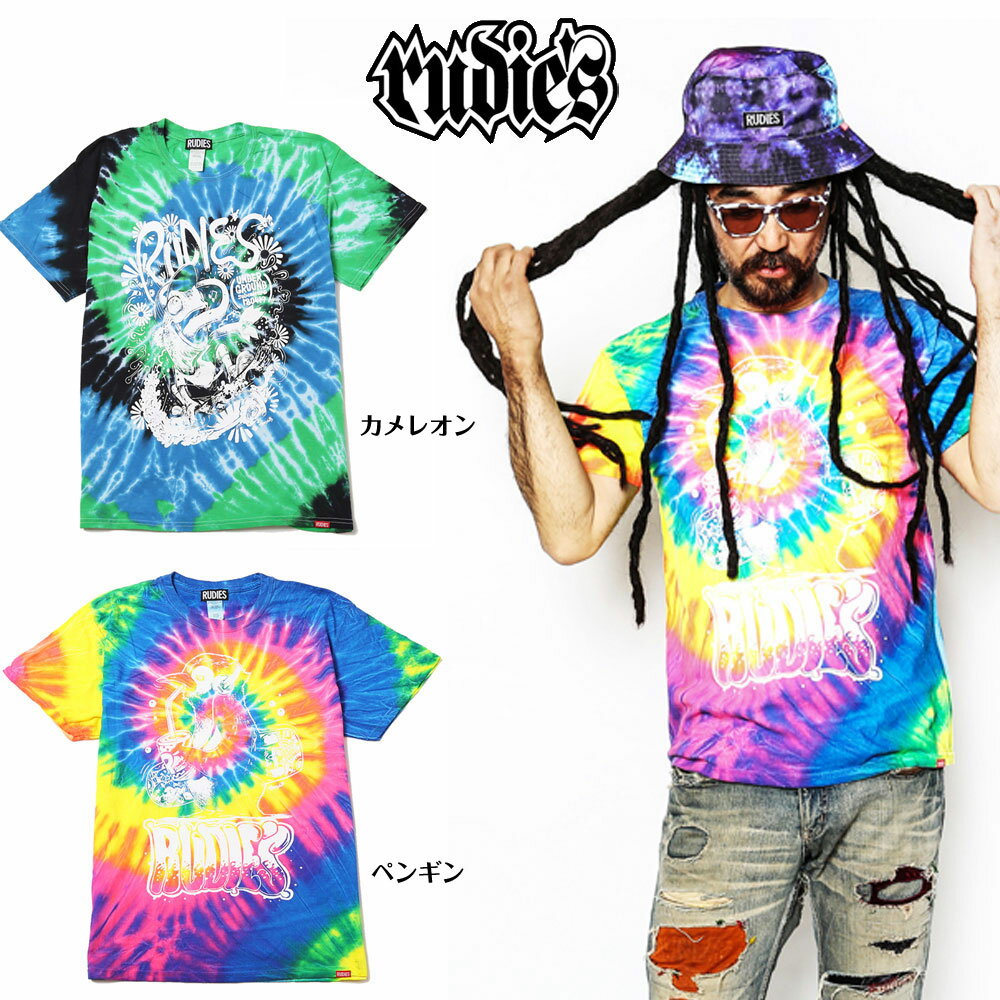 Rakuten - 【RUDIE'S/ルーディーズ】タイダイ 半袖Tシャツ/PENGUIN DYED-T