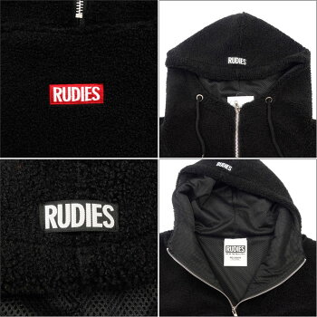 【RUDIE'S/ルーディーズ】アノラックボアフードハーフジップパーカー/PHATBOAANORAK