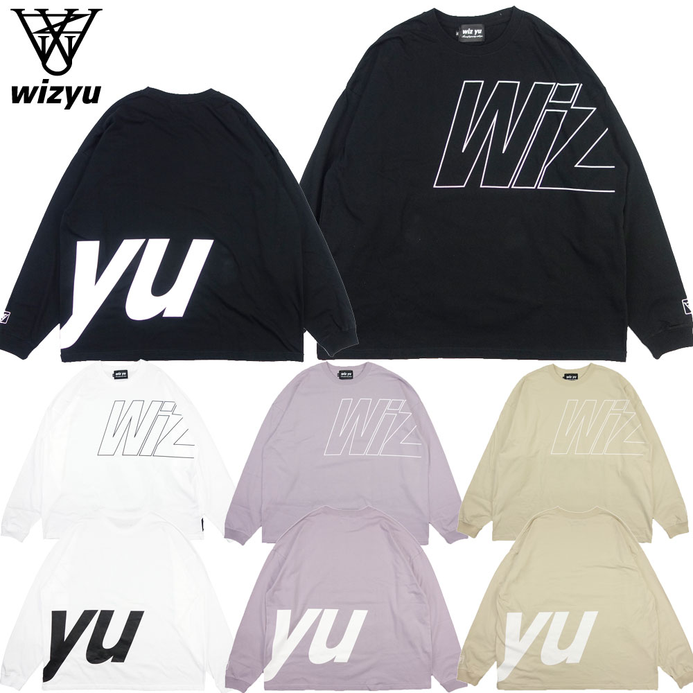 【WIZ YU/ウィズユー】長袖Tシャツ ロンT ビッグシルエット/SEPARATE SILHOUETTE L/S T-SHIRT｜ストリ..