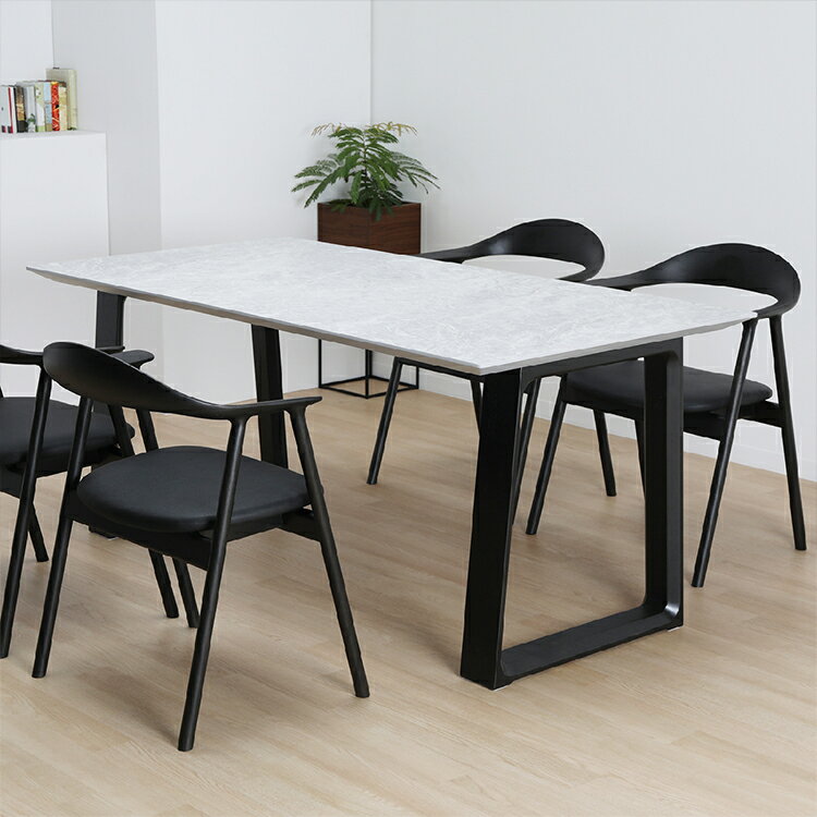 【超得20%OFFクーポン!3(水)20時~】 ダイニングテーブル 幅180cm テーブル 木製 二本脚 シンプル モダン リビング 脚間変更 長方形 天板 抗ウイルス 清潔感 USB コンセント付き リモートワーク 在宅ワーク 家具 ブラック ホワイト ブラウン 奥行85cm 高さ70cm [2]