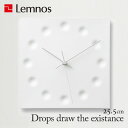 【レビュー特典付】《電池付属》壁掛け時計 タカタレムノス Lemnos Drops draw the existance ドロップ ドロー ザ エグジスタンス ...