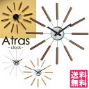 【レビュー特典付】《電池付属》Atras-clock- アトラスクロック 壁掛け時計 ART WORK STUDIO【送料無料】【ポイント5倍】【5/9】【着後...
