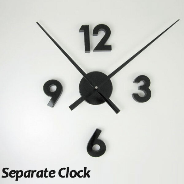 セパレートクロック（長針353×短針285mm） 壁掛け時計/SEPARATE CLOCK（MGNT）