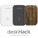 【正規販売店】deskHack　デスクハック　Wireless　Desk　Charger　Qi充電器（CIO）【送料無料】【海外×】【在庫有】【あす楽】