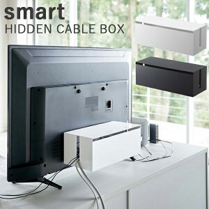 テレビ裏ケーブルボックス　smart（スマート）　HIDDEN　CABLE　BOX／山崎実業株式会社【送料無料】【海外×】【あす楽】