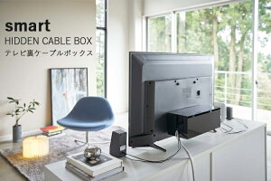 テレビ裏ケーブルボックス　smart（スマート）　HIDDEN　CABLE　BOX／山崎実業株式会社【送料無料】【海外×】【あす楽】