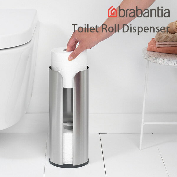 brabantia トイレットロール ディスペンサー Toilet Roll Dispenser ブ ...