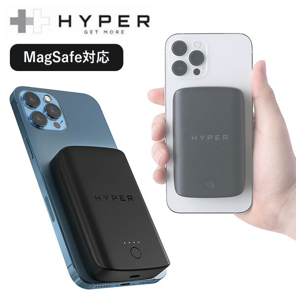 HyperJuice マグネットワイヤレスモバイルバッテリー 5000mAh MagSafe対応 iPhone12（ROA）