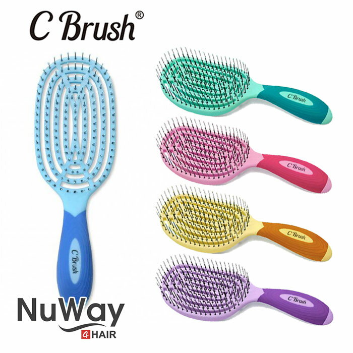 NuWay C Brush ヘアブラシ【エトロアメニティ付】Cブラッシュ ニューウェイ（SBSN）【ASU】 1