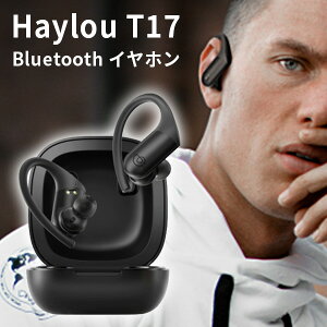 Haylou　T17　イヤーフック付き　スポーツイヤホン　TWS　Bluetooth5．0　防水　IPX7（YBT）【送料無料】【ポイント3倍】【1／27】