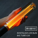 調光器対応 NOSTALGIA ノスタルジア BIG TUBE エジソンバルブLED E26 ビッグ チューブ LED Bulb（WVT）