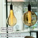 調光器対応 NOSTALGIA ノスタルジア BIG NORMAL GLOBE エジソンバルブLED E26 ビッグ ノーマル グローブ LED Bulb（WVT）【送料無料】【ポイント10倍】【5/9】【ASU】