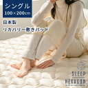 【正規販売店】sleep hexagon スリープヘキサゴン シングル 100×200mm リカバリー敷きパッド 日本製 ラジウム 快眠 睡眠 超快眠 回復 天...