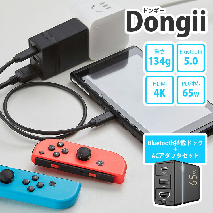 手のひらサイズのSwitchドック Dongii（ドンギー）