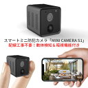 スマートミニ防犯カメラ MINI CAMERA S1 配線工事不要 動体検知 暗視機能付き BrightDIY（BRD）【送料無料】【海外×】【ポイント5倍】【5/9】【ASU】