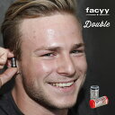 facyy バネ毛抜き フェイシー ダブル ドイツ製 ブラック&レッド(double 男性 エチケット ムダ毛処理 産毛 眉毛 耳毛 鼻毛 口元 顔 顎 ピンセ...