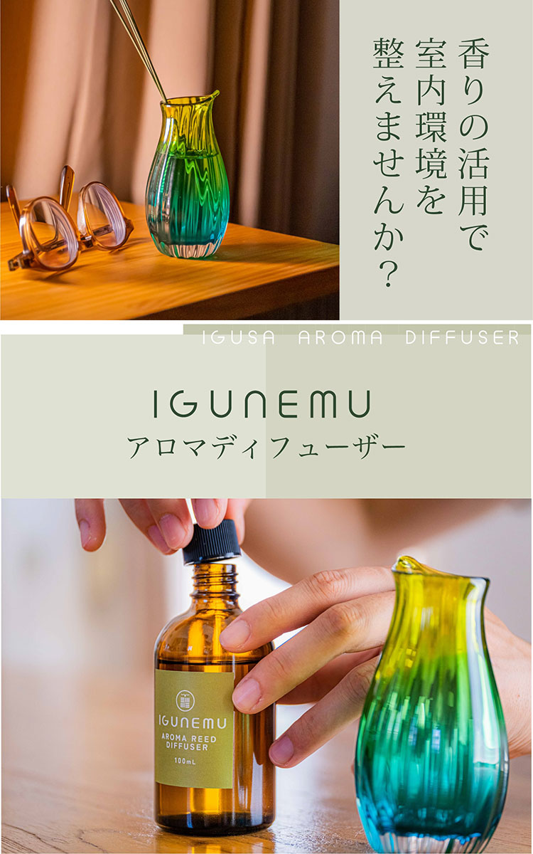 IGUNEMU イグサアロマリードディフューザー 100mL イグネム 国産イグサ使用【送料無料】【海外×】 flaner-10022955 インテリア雑貨 フラネ flaner サンプル画像3