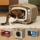猫の爪とぎ テレビ 缶詰 ランドリー ロンドンバス ダンボール【送料無料】【ポイント9倍】【5/8】(4)